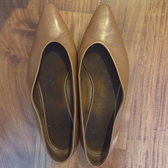 Loro Piana brown Rebecca Calfskin leather slip on ballet flat - Picture 5 of 5